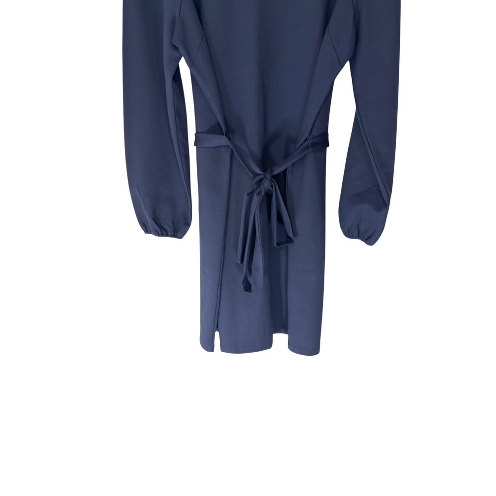 Boden Violet Ponte Jersey Shift Dress Blue Long‎ Sleeve Work Office Size 16/18 - Picture 5 of 12